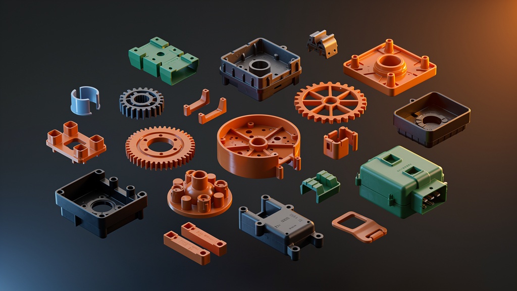 Precision injection molded parts